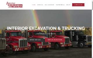 Interior Excavation & Trucking website