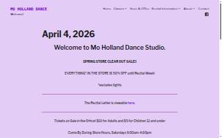 Mo Holland Dance Studio Inc of Fairbanks website