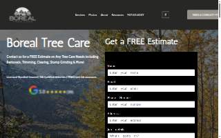 Boreal Tree Care website