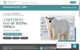 Skagway Eye Care website