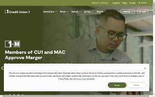Credit Union 1 - Abbott Branch website