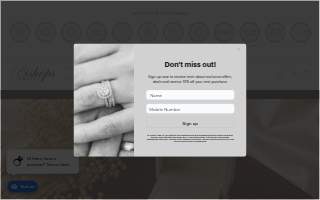 Bishops Jewelry Gallery website
