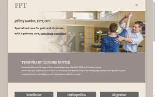 Fairbanks Physical Therapy website