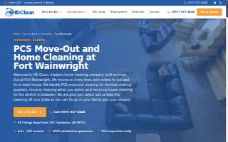 HD Clean website
