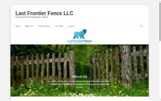 Last Frontier Fence LLC of Fort Wainwright website