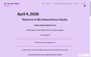 Mo Holland Dance Studio Inc of Fort Wainwright website