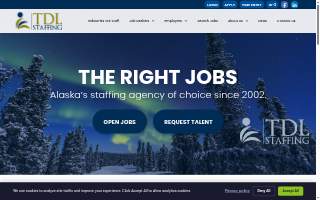 TDL Staffing of Fort Wainwright website