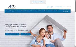 Mortgage Brokers of Alaska website