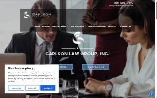 Carlson Law Group, LLC website