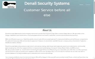 Denali Security Systems of Galena website