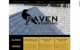 Raven Roofing Inc website