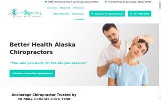 Better Health Alaska Chiropractors - South Anchorage website