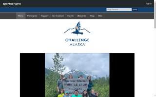 Challenge Alaska website