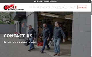 Circle Plumbing & Heating Inc of Girdwood website
