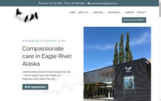Ravenwood Veterinary Clinic of Girdwood website