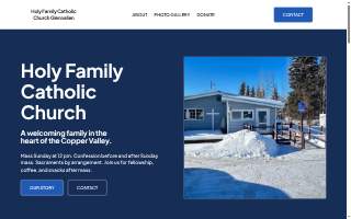 Holy Family Catholic Church website