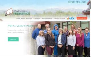 Ptarmigan Pediatrics website