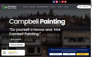 Campbell Painting LLC website