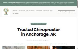 Gentle Roots Chiropractic website