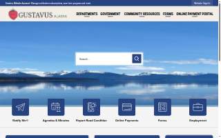 Gustavus City Clerk's Office website
