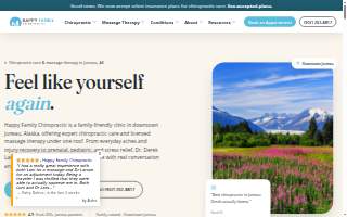 Happy Family Chiropractic of Gustavus website