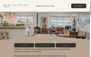 Haines Assisted Living Inc website
