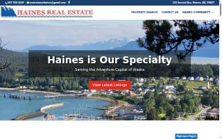 Haines Real Estate website