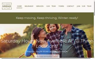Alaska Massage Clinic of Lakes website