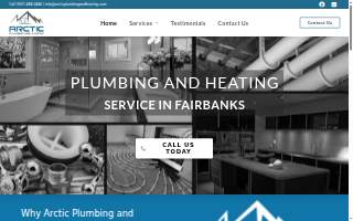 Arctic Plumbing and Heating of Holy Cross website