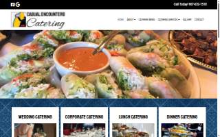 Casual Encounters Catering website