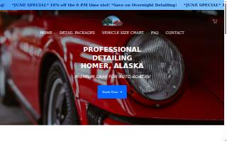 Homer Auto Spa of Holy Cross website