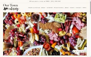 Our Town Catering of Holy Cross website
