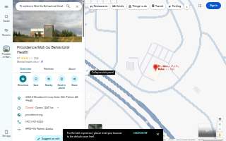 Providence Mat-Su Behavioral Health website