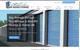 Bay Avenue Storage website