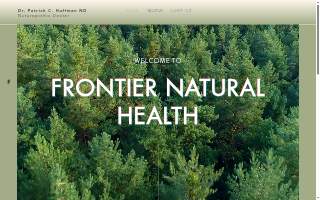 Frontier Natural Health website
