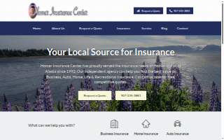Homer Insurance Center website