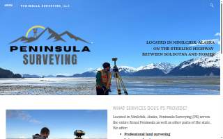Peninsula Surveying of Homer website