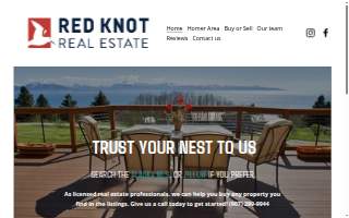 Red Knot Real Estate website