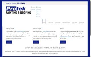 Protek Painting, Inc website