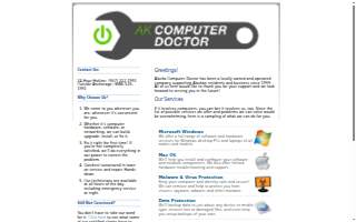 Alaska Computer Doctor website