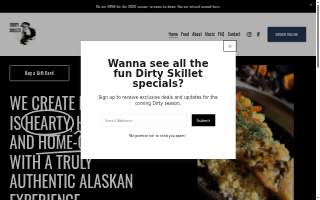 Dirty Skillet website