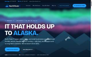 North Peak IT website