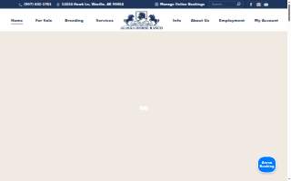 Alaska Horse Ranch website