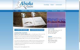 Alyeska Title Guaranty Agency Inc of Houston website