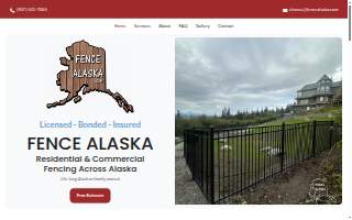 Fence Alaska website