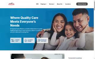 Capstone Urgent Care website