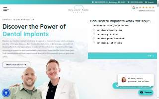 Delaney Park Dental website