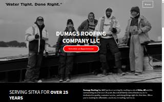 Dumags Roofing Co website