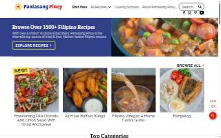 Adobo Pinoy Kitchen of Juneau website