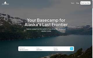 Juneau Vacation Homes website